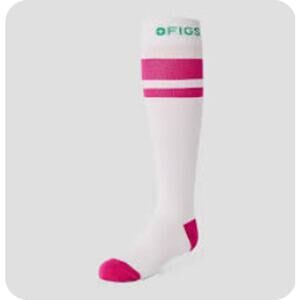 Figs 2 Stripe Compression Socks NWOT Size L Do it With Heart!